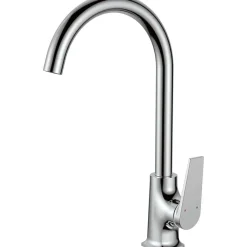 Miscelatore cucina da appoggio Idrostile con flessibili 45 cm cromo