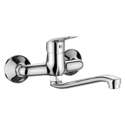 Miscelatore da cucina parete Idrostile cromo