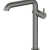 Miscelatore lavabo Limonar alto con bocca rettangolare titanio