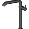 Miscelatore lavabo Limonar alto con bocca rettangolare nero