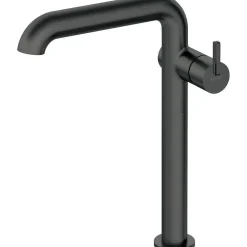Miscelatore lavabo Limonar alto con bocca rettangolare nero