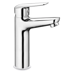 Miscelatore lavabo rialzato Nueva Paz cromo H60 L205 P305 mm