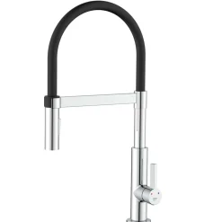 Miscelatore lavello alto Panama cromo/nero