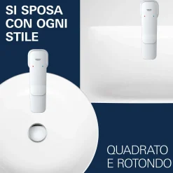 Miscelatore per lavabo Grohe Dice cromo tg S