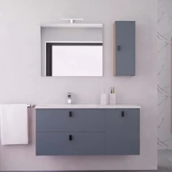 Mobile bagno base laterale sospesa Taiko 1 anta dx 40x45x54 cm assortito