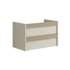 Mobile bagno base lavabo Riviera 79,5x50x45,5 cm sabbia opaco laccato