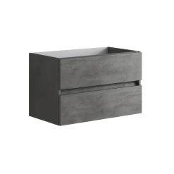 Mobile bagno base lavabo sospeso Boka 80x50x45 cm cemento
