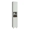 Mobile bagno colonna a terra Chloe 30x181x34 cm bianco frassino