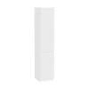 Mobile bagno colonna sospesa con portabiancheria Integra Round 40x180 cm bianco