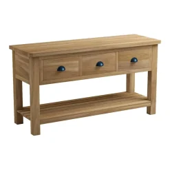 Mobile bagno in teak naturale Margaux 3 cassetti