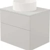 Mobile lavabo con lavabo granito Idrostile 600x520 mm cachemire
