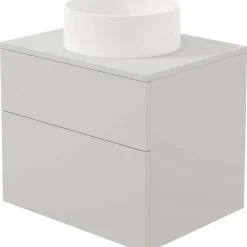 Mobile lavabo con lavabo granito Idrostile 600x520 mm cachemire