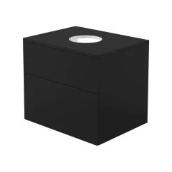 Mobile lavabo con piano Idrostile 600x520 mm nero