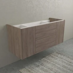 Mobile bagno base sospesa Mind 120x45x54 cm legno