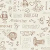 Mollettone D-c-fix stampato Padua 140 cm x 20 m Coffee al metro