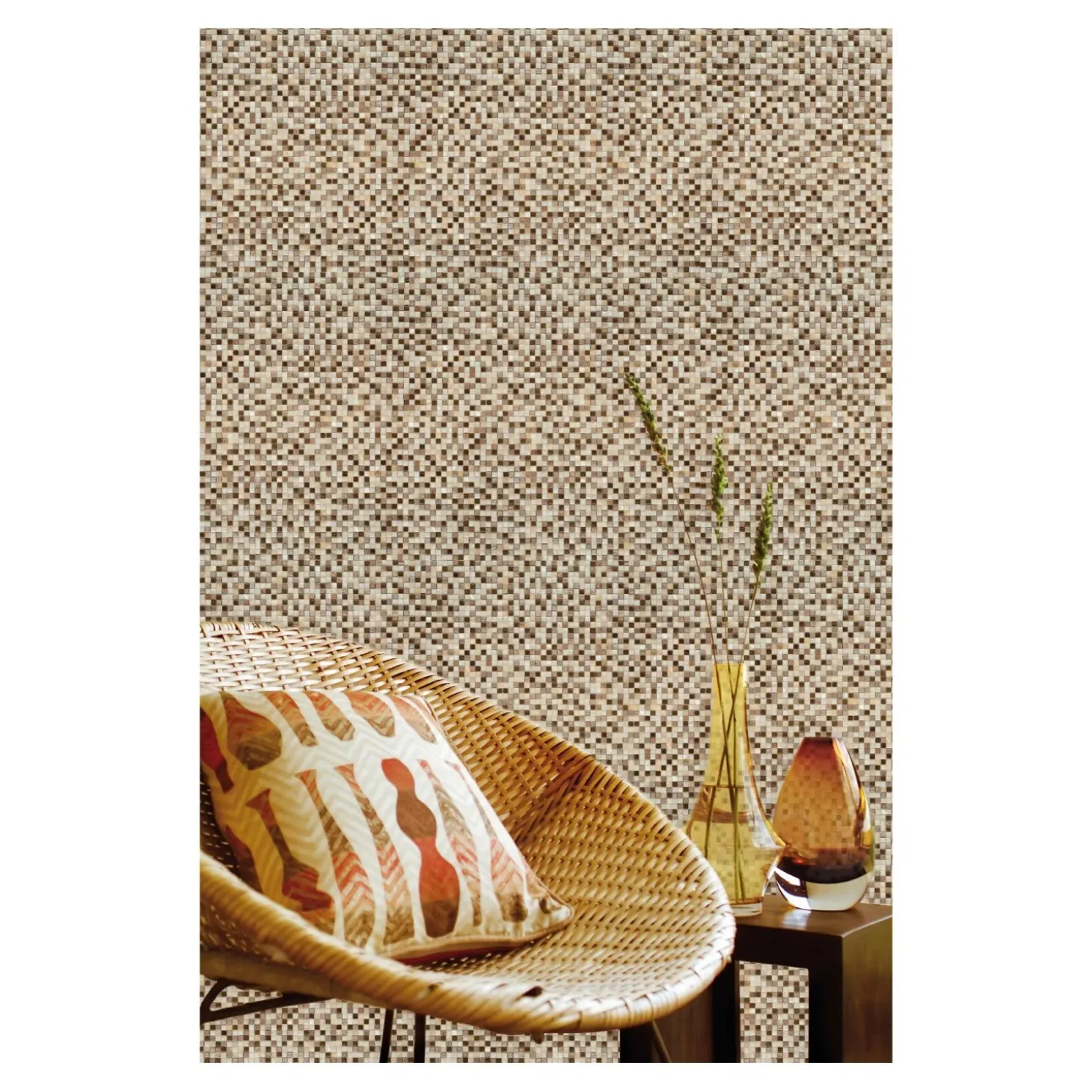 Mosaico decorativo Mix beige 30 cm x 30 cm