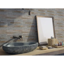Mosaico Multilistello cm 30x30 in pietra naturale
