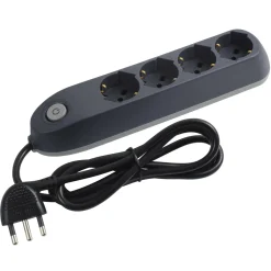 Multipresa 4 prese universali Bticino Poker 3.500 W grigio