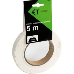 Nastro biadesivo per fissaggio specchi 5 m