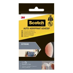 Nastro adesivo per fissaggio Scotch Extreme Fasteners 25 mm x 1 m trasparente