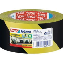 Nastro adesivo segnaletico Signal Universale Tesa 50 mm x 66 m giallo e nero