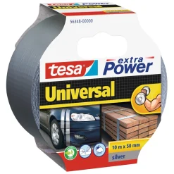 Nastro adesivo Tesa Power Universal 50 mm x 10 m argento