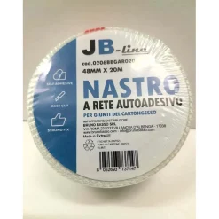 Nastro a rete coprigiunto autoadesivo in fibra di vetro 20 ml