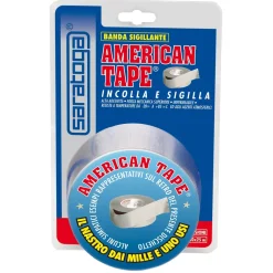 Nastro sigillante Saratoga American Tape 50 mm x 50 m argento