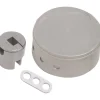 OBI set di tappi per ripartitore per punto luce Ø 70 mm argento