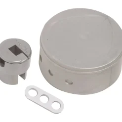 OBI set di tappi per ripartitore per punto luce Ø 70 mm argento