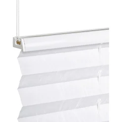OBI Tessuto plissettato controventato Milena 105 cm x 130 cm bianco