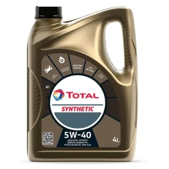 Olio auto lubrificante multigrado sintetico Total Synthetic 5W - 40 4 l