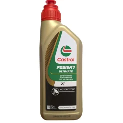 Olio motore moto e scooter lubrificante Castrol Power 1 Ultimate 2T da 1 l