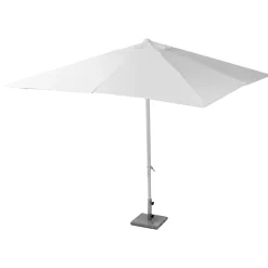 Ombrellone da giardino a palo centrale Michigan 3x3 cm H 2,65 m bianco