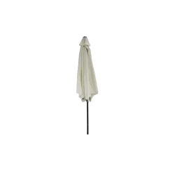 Ombrellone da giardino a palo centrale tondo 300x300 cm ecrù
