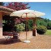 Ombrellone da giardino a palo centrale 1000 Ø 285 x H 254 cm ecrù