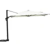 Ombrellone da giardino a palo decentrato 5063 300x400 H 266 cm ecrù