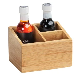 Organizer bagno Wenko Terra 3 scomparti 0,5 l bambù naturale
