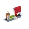Organizzatore regolabile per lavello Sponge Box 32-45x26x9 cm azzurro
