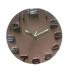 Orologio da parete Algedi marrone Ø 25 cm