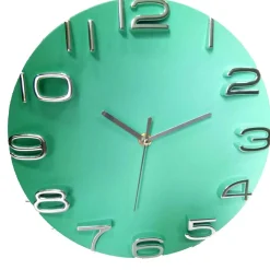 Orologio da parete Algol verde-acqua Ø 25 cm