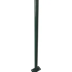 Paletto tondo con piastra H 180 cm verde