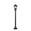 Palo da esterno in alluminio Pienza IP44 H 100 cm nero