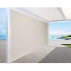 Pannello avvolgibile manuale bianco/grigio chiaro lato 3 m