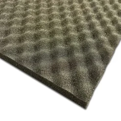 Pannello fonoassorbente bugnato grigio scuro