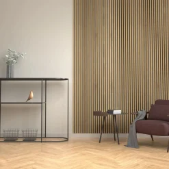 Pannello fonoassorbente decorativo ACU-line rovere 260x52 cm Sp. 1,7 cm