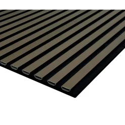 Pannello fonoassorbente decorativo alu anodiz bronzo 240x56,55x1,7 cm
