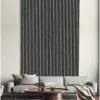 Pannello fonoassorbente decorativo rovere grigio grezzo 240x57,2 cm Sp. 19 mm