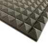 Pannello fonoassorbente piramidale grigio scuro