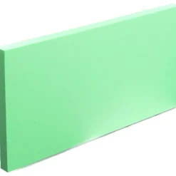 Pannello in Eps ad alta densità 100x50x2 cm verde chiaro